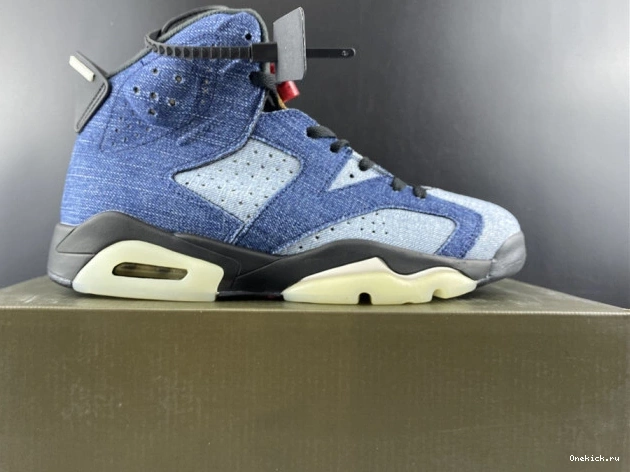 One Kick Denim CT5350-401 Air 6 Jordan Washed 0811